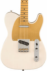 Tel shape electric guitar Fender JV Modified '50s Telecaster (Japan, MN) - White blonde
