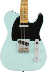 Tel shape electric guitar Fender Vintera 50's Telecaster Modified (MEX, MN) - Daphne blue