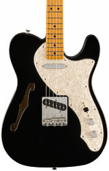 Semi-hollow electric guitar Fender Vintera II '60s Telecaster Thinline (MEX, MN) - Black