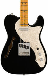 Semi-hollow electric guitar Fender Vintera II '60s Telecaster Thinline (MEX, MN) - black