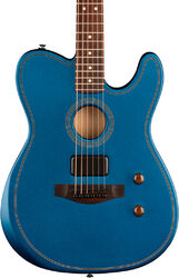 Folk guitar Fender Acoustasonic Standard Telecaster Ltd (RW) - lake placid blue
