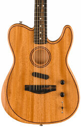 Electro acoustic guitar Fender American Acoustasonic Telecaster All-Mahogany - Natural