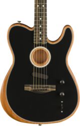 Electro acoustic guitar Fender American Acoustasonic Telecaster (USA) - Black