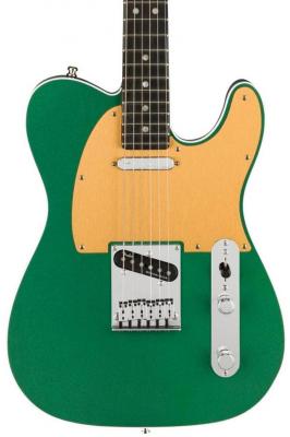 Solid body electric guitar Fender FSR American Ultra Telecaster Ltd - Mystic pine green