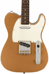 Tel shape electric guitar Fender JV Modified '60s Custom Telecaster (Japan, RW) - Firemist gold
