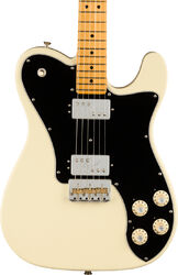 Tel shape electric guitar Fender American Professional II Telecaster Deluxe (USA, MN) - Olympic white
