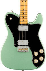 Tel shape electric guitar Fender American Professional II Telecaster Deluxe (USA, MN) - Mystic surf green