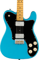 Tel shape electric guitar Fender American Professional II Telecaster Deluxe (USA, MN) - Miami blue