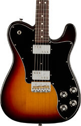 Tel shape electric guitar Fender American Professional II Telecaster Deluxe (USA, RW) - 3-color sunburst
