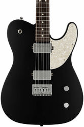 Tel shape electric guitar Fender Made in Japan Elemental Telecaster - Stone black