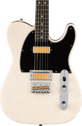 Tel shape electric guitar Fender Gold Foil Telecaster Ltd (MEX, EB) - White blonde