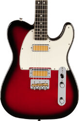 Tel shape electric guitar Fender Gold Foil Telecaster Ltd (MEX, EB) - Candy apple burst
