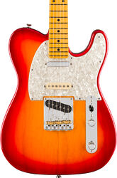 Tel shape electric guitar Fender American Professional Hot Shot Telecaster (USA, MN) - Aged cherry burst