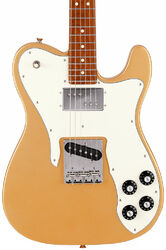 Tel shape electric guitar Fender Made in Japan Telecaster Custom Roasted Maple (MN) - Gold