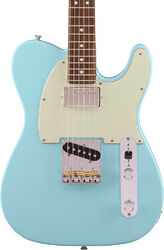 Tel shape electric guitar Fender Made in Japan Hybrid II Telecaster SH - daphne blue