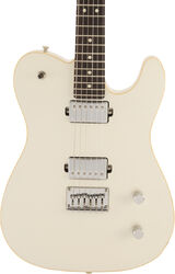 Tel shape electric guitar Fender Modern Telecaster HH (JAP, RW) - Olympic pearl