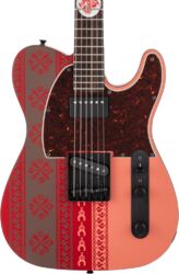 Tel shape electric guitar Fender Monster Hunter Rathalos Telecaster (Japan) - Rathalos Red