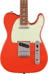 Tel shape electric guitar Fender Player II Modified Telecaster Ltd (MEX, RW) - fiesta red