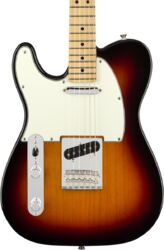 Left-handed electric guitar Fender Player Telecaster Left Hand (MEX, MN) - 3-color sunburst