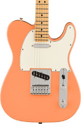 Tel shape electric guitar Fender Player Telecaster Ltd (MEX, MN) - Pacific peach