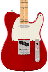 Tel shape electric guitar Fender Player Telecaster (MEX, MN) - candy apple red