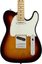 Tel shape electric guitar Fender Player Telecaster (MEX, MN) - 3-Color Sunburst