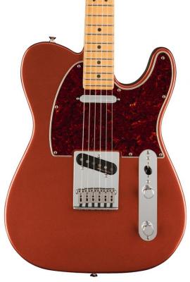 Solid body electric guitar Fender Player Plus Telecaster (MEX, MN) - Aged candy apple red