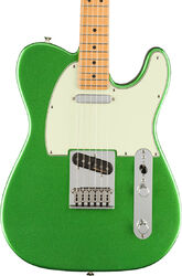 Tel shape electric guitar Fender Player Plus Telecaster (MEX, MN) - Cosmic jade