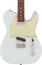 Tel shape electric guitar Fender American Professional Classic Telecaster Silent System (USA, RW) - Sonic blue