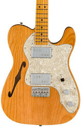 Semi-hollow electric guitar Fender American Vintage II 1972 Telecaster Thinline (USA, MN) - Aged natural