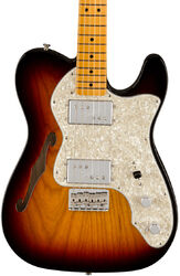 Tel shape electric guitar Fender American Vintage II 1972 Telecaster Thinline (USA, MN) - 3-color sunburst