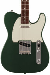 Solid body electric guitar Fender Made in Japan Traditional 60s Telecaster - Aged sherwood green metallic