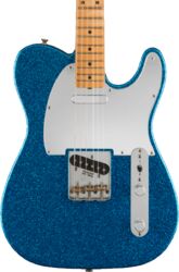 Tel shape electric guitar Fender Telecaster J. Mascis Signature - Sparkle blue