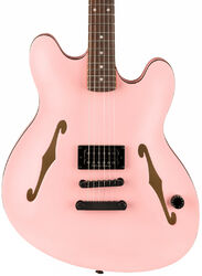 Semi-hollow electric guitar Fender Tom DeLonge Starcaster - Satin Shell Pink