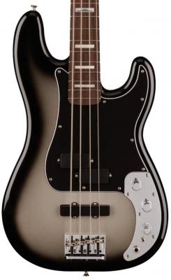 Solid body electric bass Fender Troy Sanders Precision Bass (MEX, RW) - Silverburst