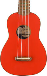 Ukulele Fender FSR Venice Soprano Ukulele - Fiesta red