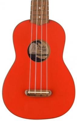 Ukulele Fender FSR Venice Soprano Ukulele - Fiesta red