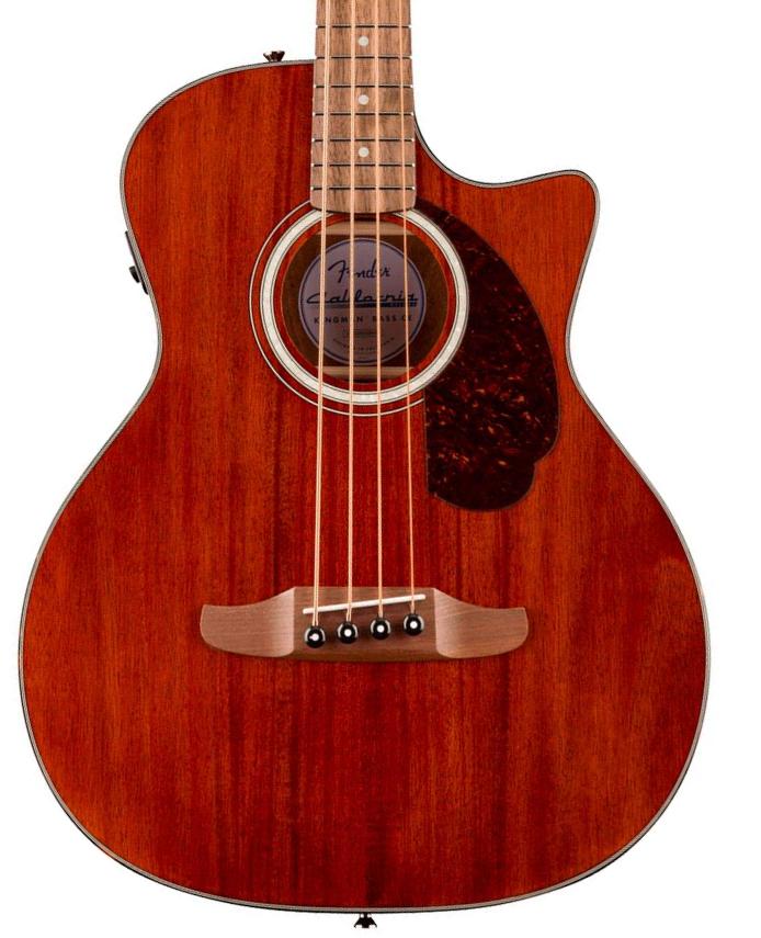 Acoustic bass Fender California Deluxe Kingman Bass CE Mahogany - Natural