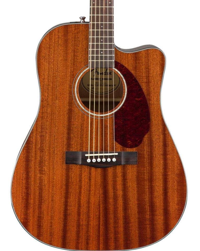 Folk guitar Fender CD-140SCE All-Mahogany - natural