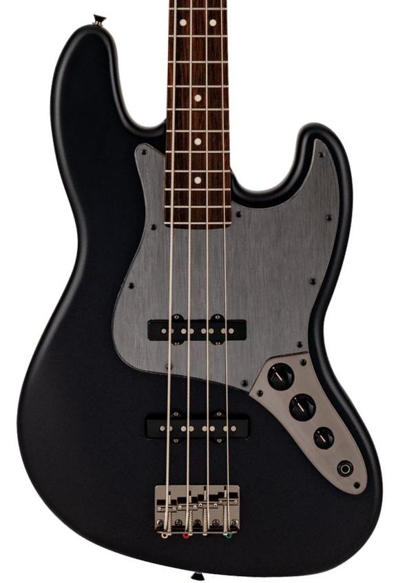 Made in Japan Hybrid II Jazz Bass Ltd - matte phantom black