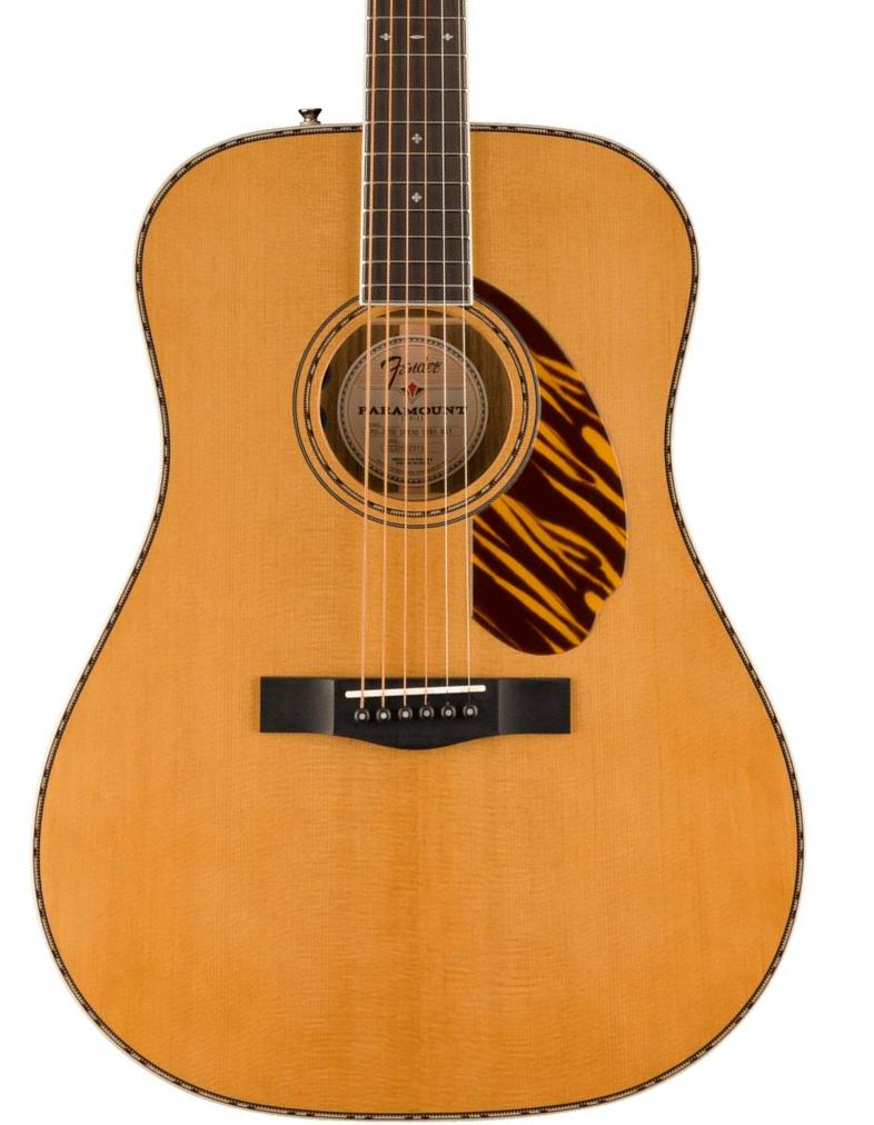 Electro acoustic guitar Fender Paramount FSR PD-220E - Aged natural