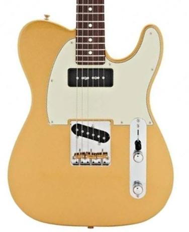 Tel shape electric guitar Fender Made in Japan Telecaster Hybrid II 90 - Mystic aztec gold