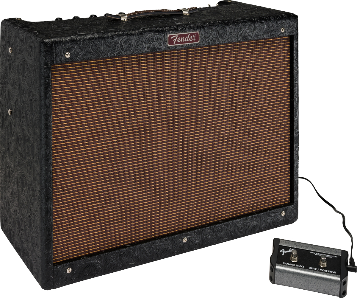 Fender Hot Rod Deluxe 30th Anniversary 40w 1x12 Celestion Creamback 6l6  Black Western - Electric guitar combo amp - Variation 4
