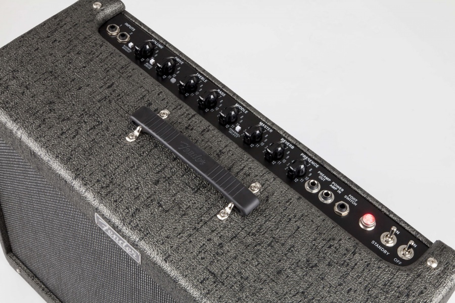 Fender Hot Rod Deluxe Gb George Benson 2012 40w 1x12 Gray Black - Electric guitar combo amp - Variation 2