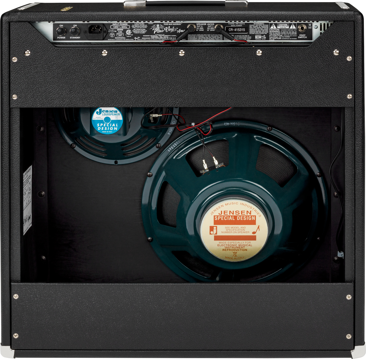 Fender Jack White Pano Verb Combo 1x15 70w 6l6/6v6 - Electric guitar combo amp - Variation 2