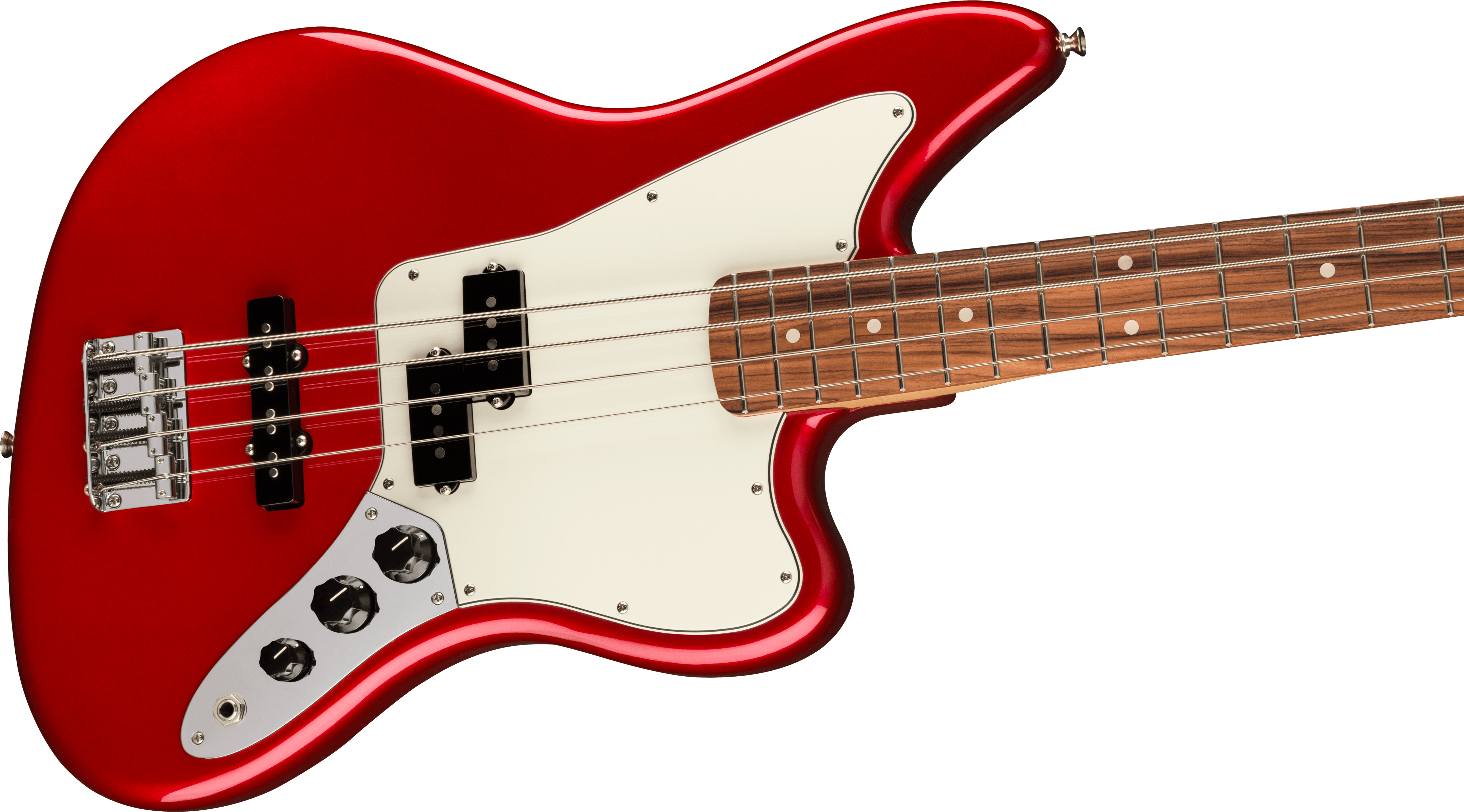 Fender Jaguar Bass Player - candy apple red Solid body electric