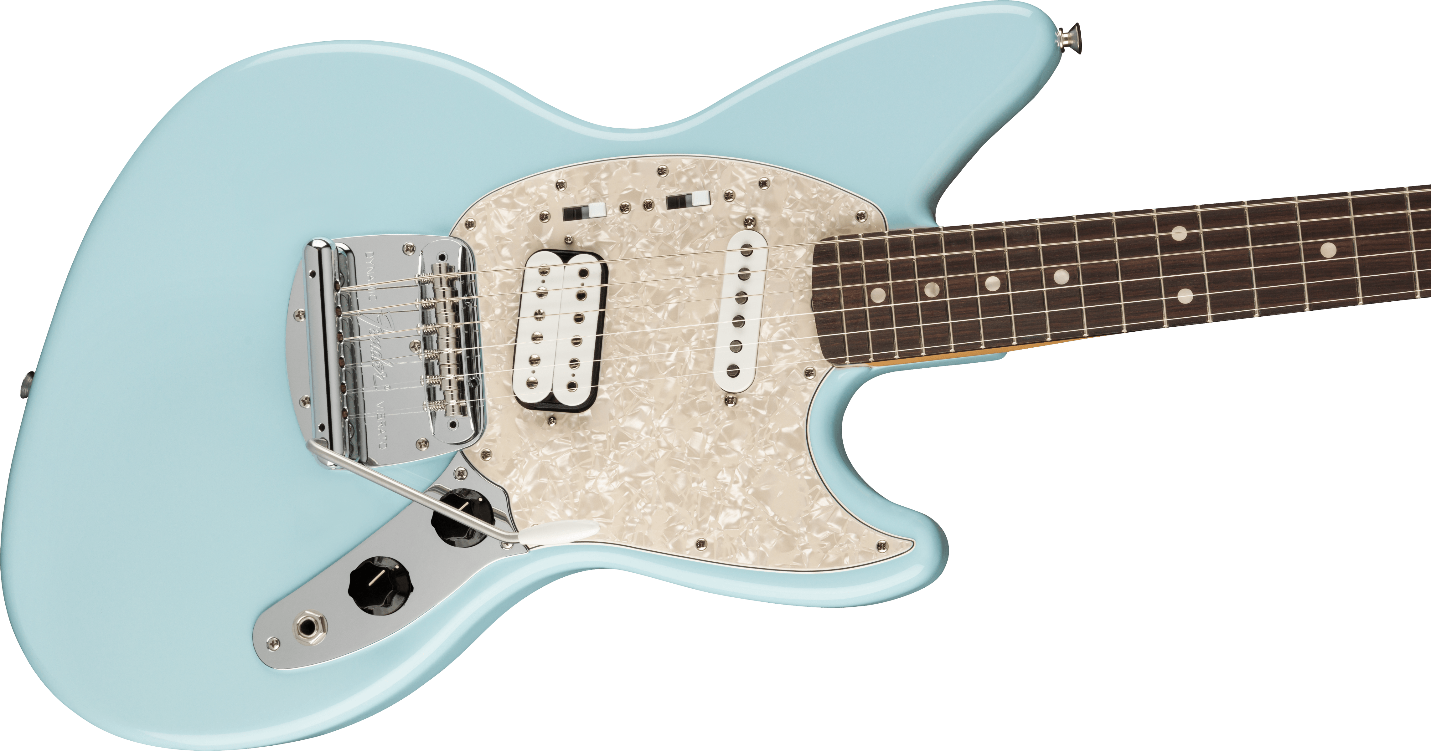 Fender Jag-stang Kurt Cobain Artist Hs Trem Rw - Sonic Blue - Retro rock electric guitar - Variation 3