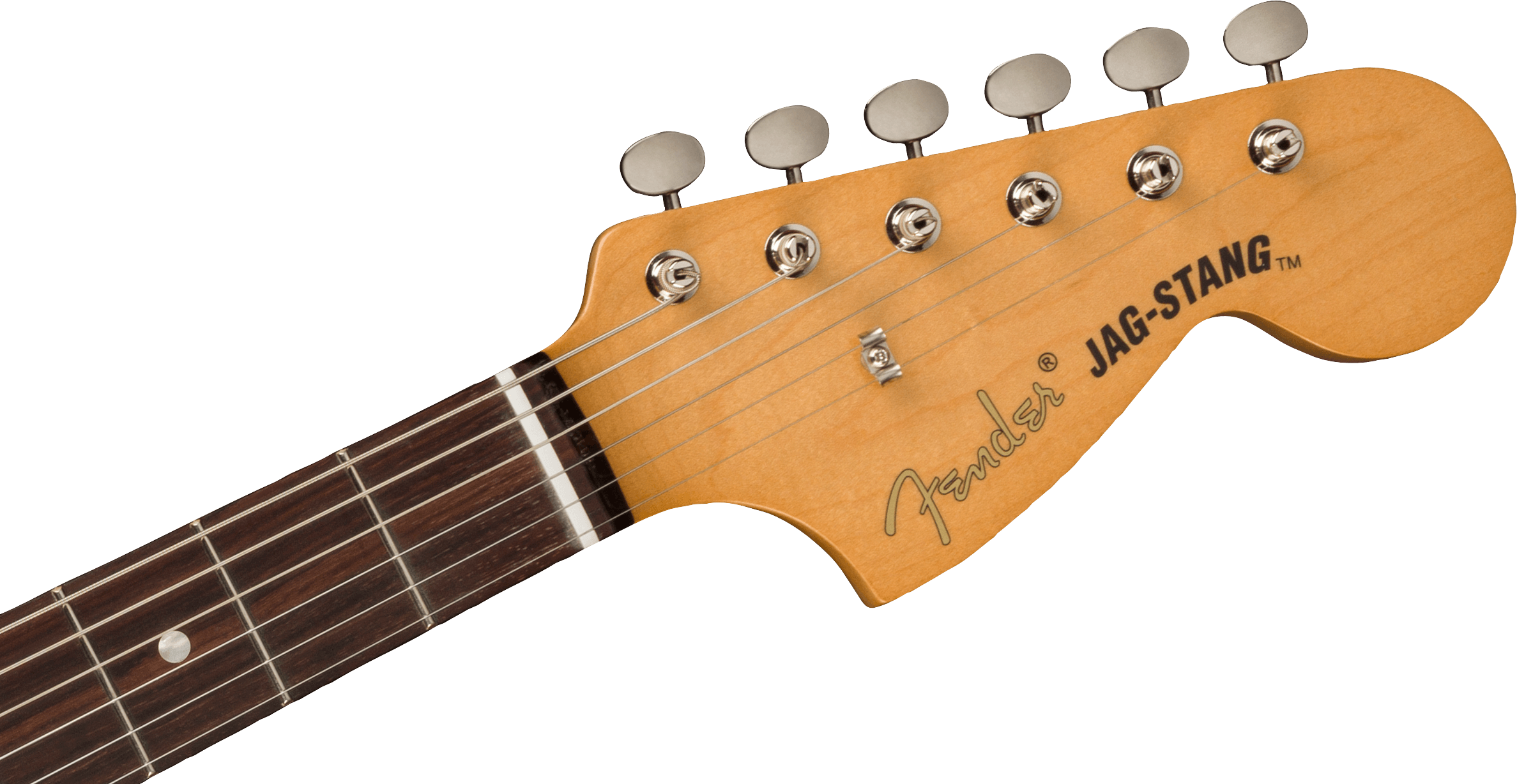 Fender Jag-stang Kurt Cobain Artist Hs Trem Rw - Fiesta Red - Retro rock electric guitar - Variation 4