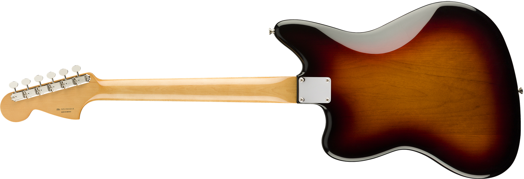 Fender Jaguar 60s Vintera Vintage Mex Pf - 3-color Sunburst - Retro rock electric guitar - Variation 1