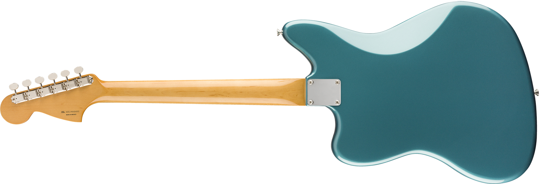 Fender Jaguar 60s Vintera Vintage Mex Pf - Ocean Turquoise - Retro rock electric guitar - Variation 1